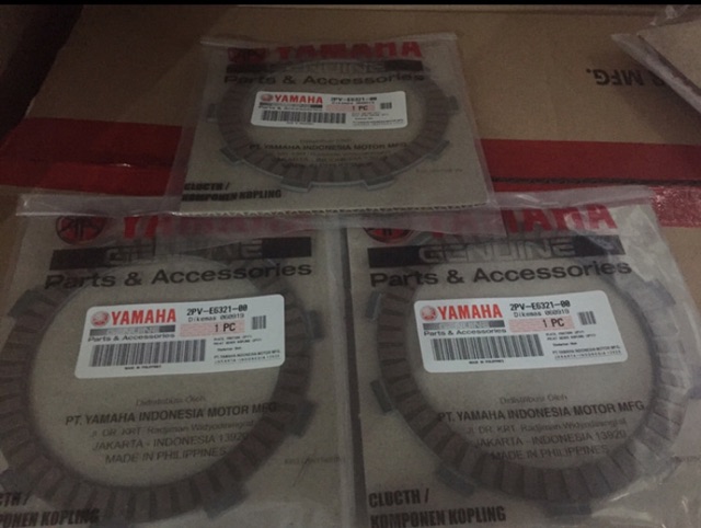 KAMPAS KOPLING VIXION NVA XABRE ASLI ORI YAMAHA 2PV E6321 00(3PCS) + 2UP E6321 00(1PCS)