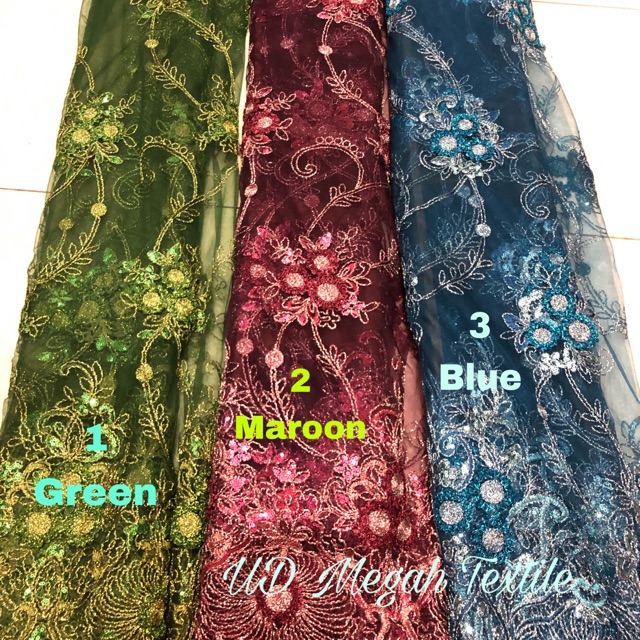 T35 Kain Tile Tulle Foil Mewah Elegant Lebar150 Harga Per 1 Meter Shopee Indonesia