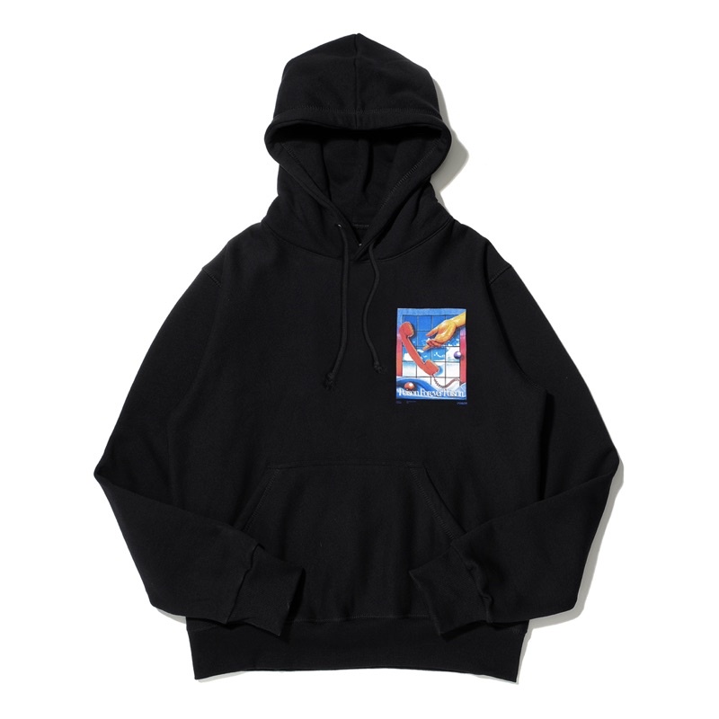 POISON FOREVER PHONE HOODIE BLACK