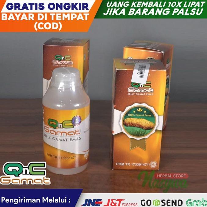 READY STOCK Obat QnC Jely Gamat Emas Asli Q&C Herbal GnC Jeli Bio Gold G Luxor Asli