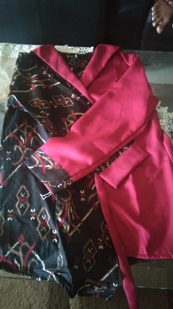 Baju Batik Wanita Modern Monalisa Genes M,l,xl Asli Pekalongan