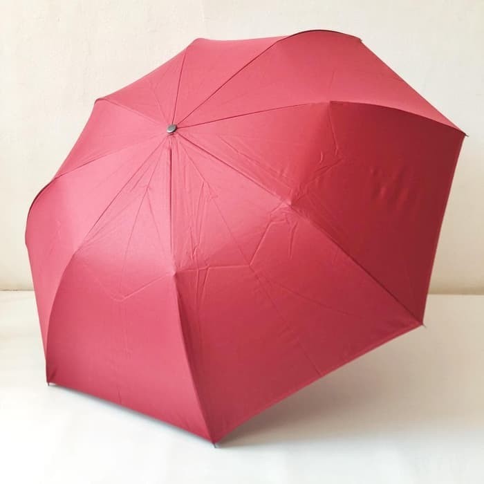 Payung terbalik kazbrella luar dalam sama warna / GRC