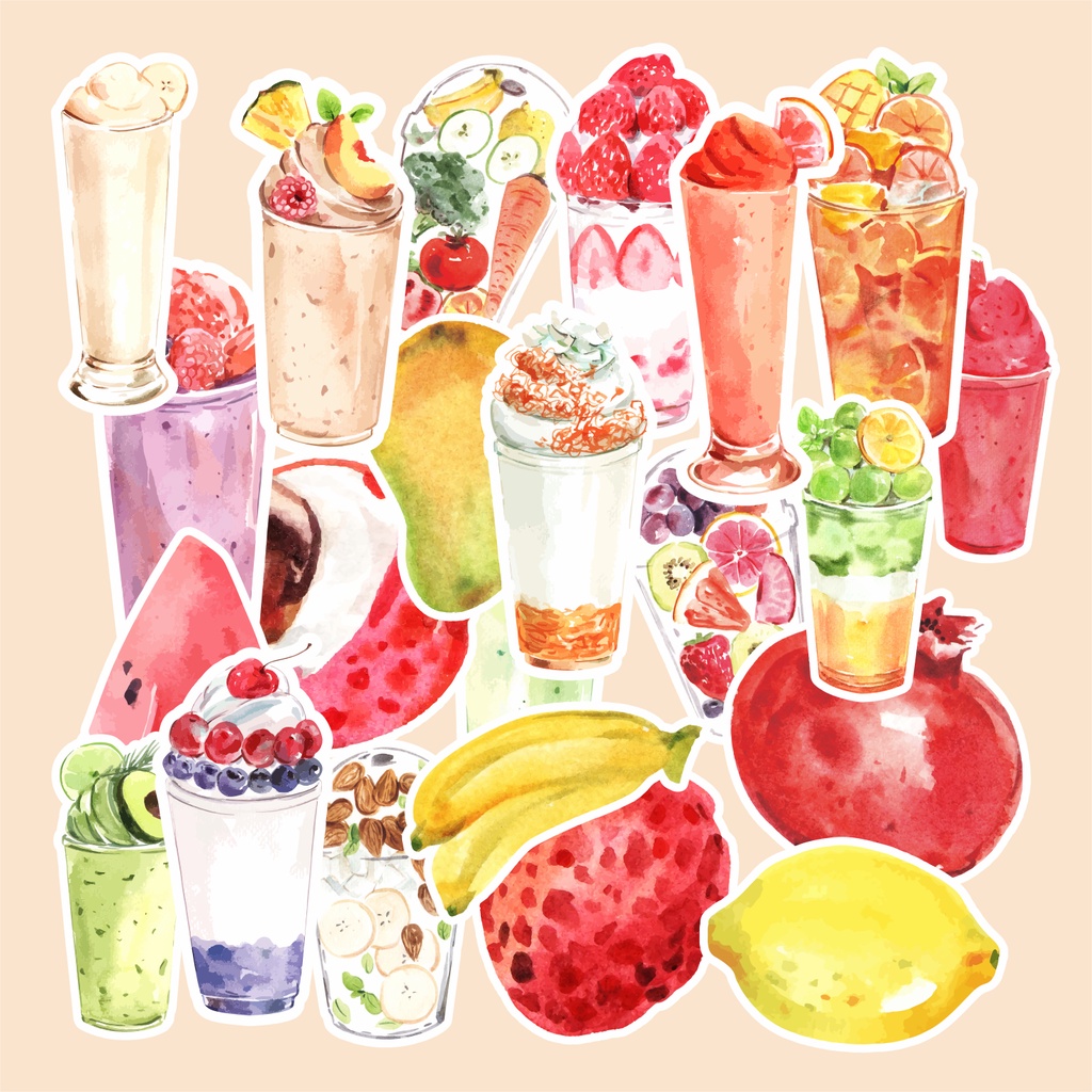 

(random)cetak stiker satuan murah tema SMOOTHIES