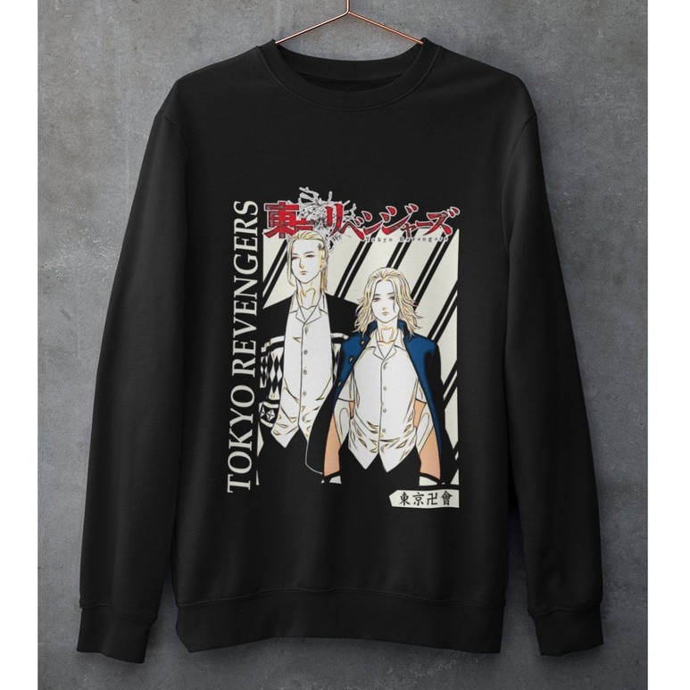 Crewneck Mikey and Draken Fleece Tokyo Revengers Anime Manga Tokyo Manji Premium Unisex