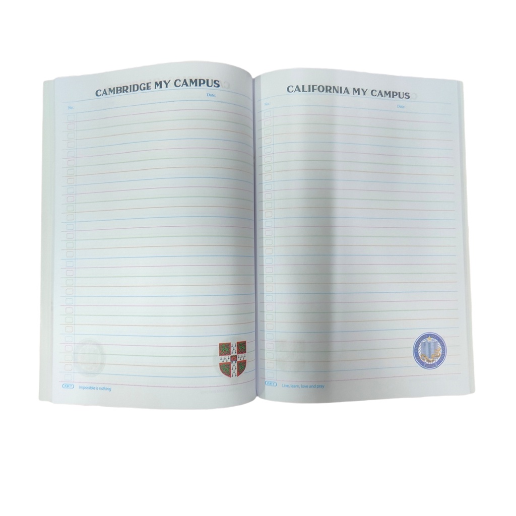 

HJK Buku Tulis Kiky Boxy 42 Lembar Garis Polos & Warna (25 x 18 Cm) - Pak (10 Pcs)