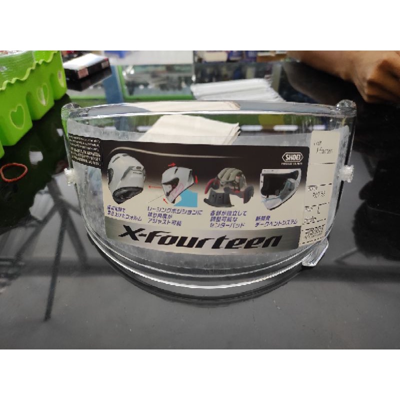 VISOR HELM SHOEI X14 WARNA BENING