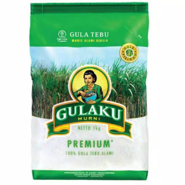 Gulaku Gula Pasir Premium 1 Kg  (Kemasan hijau/Hello Kitty & kuning)