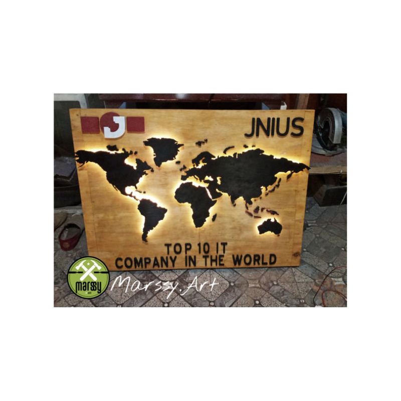 BIG SALE / peta dunia dari  kayu / hiasan dinding peta dunia / WOODEN WORLD MAPS