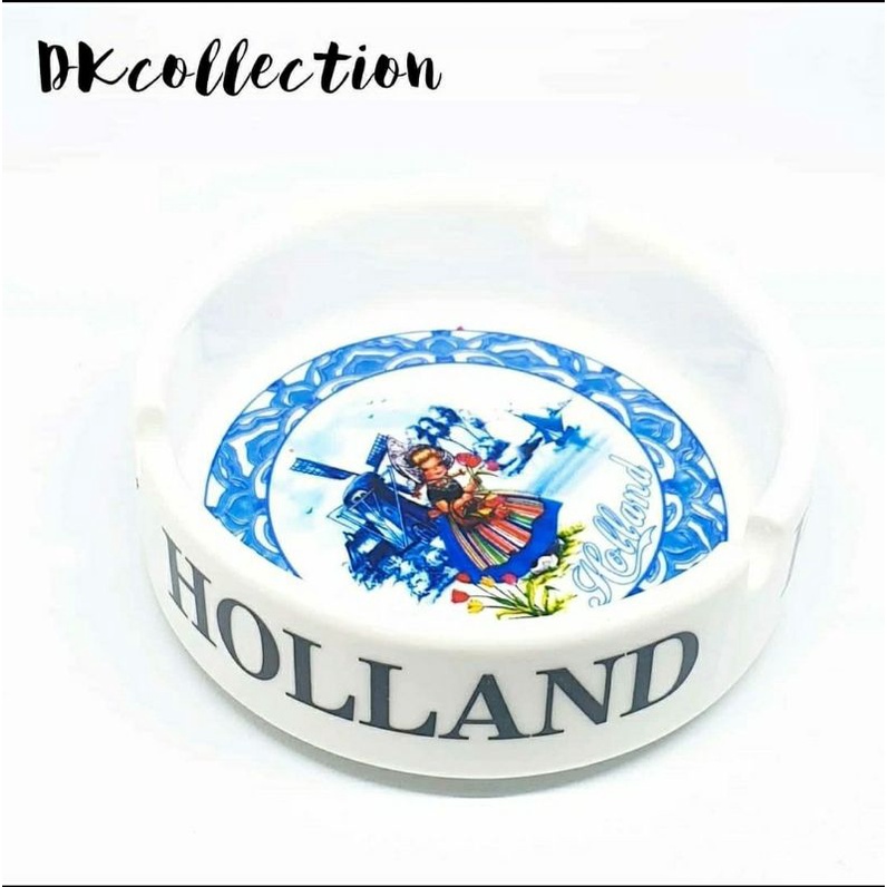 souvenir oleh oleh Belanda asbak ceramic holland asbak belanda asbak keramik belanda