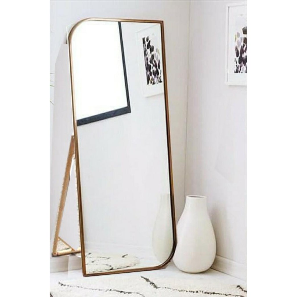 Rotan cermin standing full body 160x60