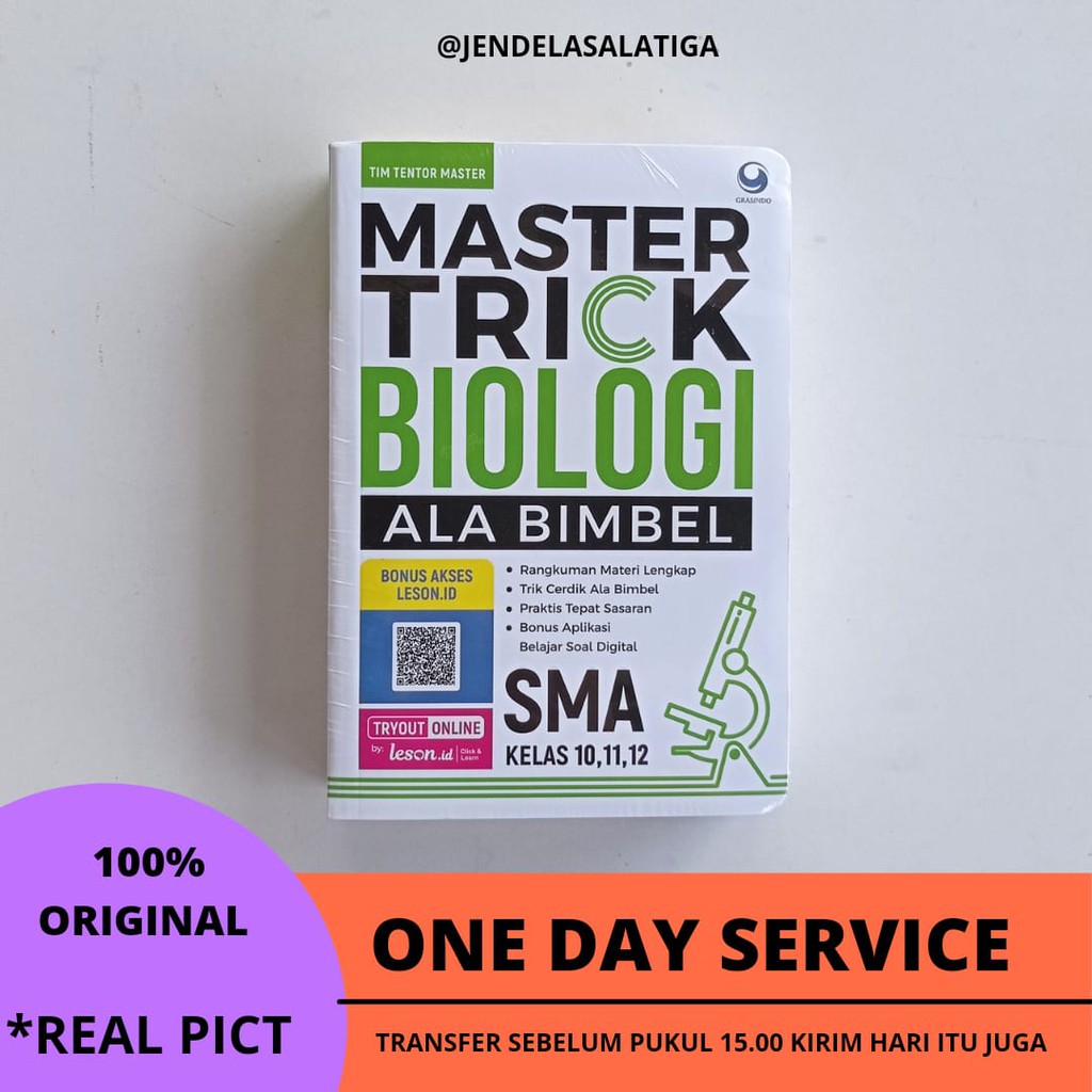 Master Trick Ala Bimbel Matematika Fisika Biologi Kimia SMA KELAS 10, 11, 12 Master Trik-BIOLOGI