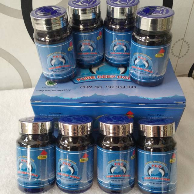 Minyak ikan PDO (Pure Deep Ocean) suplemen makanan original