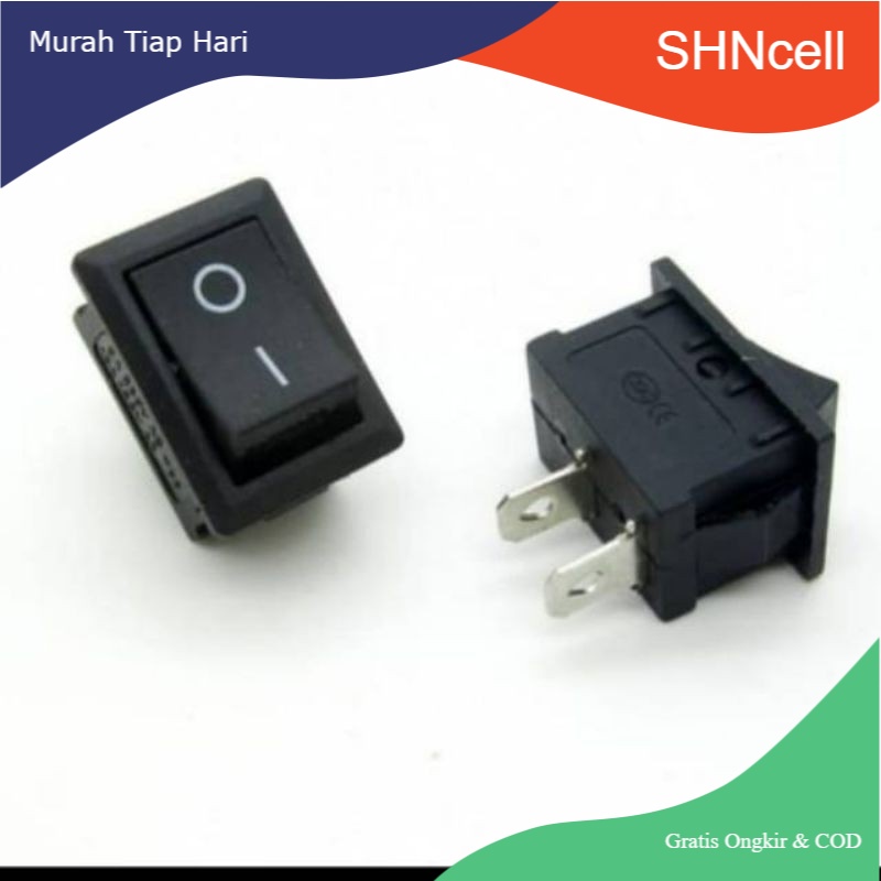 Saklar ON OFF 2 pin Switch Rocker ON OFF 2 kaki