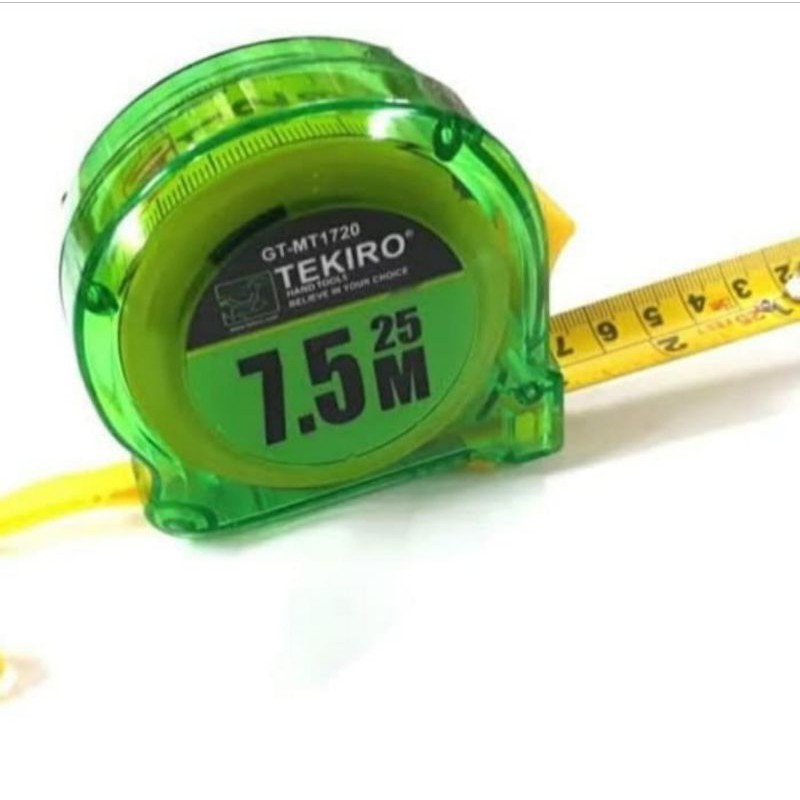 Meteran Transparan Tekiro 7,5Meter