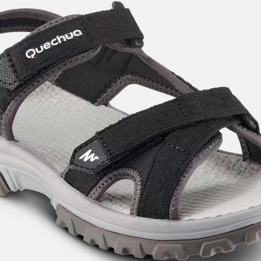 QUECHUA MH120 Sandal Gunung Anak Unisex Dengan Rip-Tab