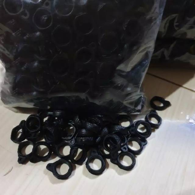 O karet bermotif 18mm dan 30mm  gantungan pods