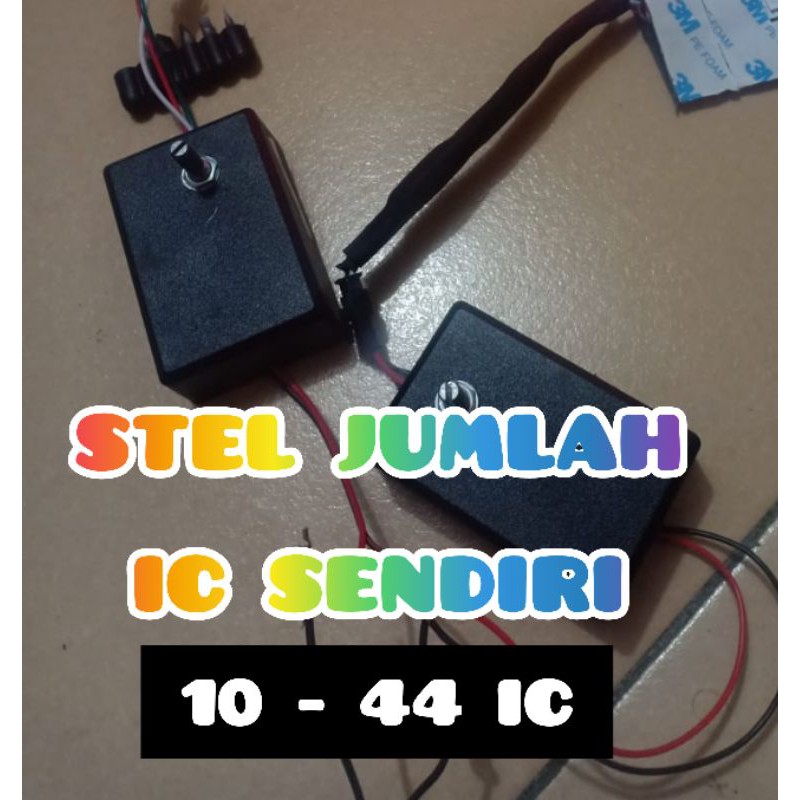 (STEL IC SENDIRI) MODUL STROBO WAVE MULTI IC RGB 10 IC 12 IC 14 IC 18 IC 20 IC DAN SETERUSNYA