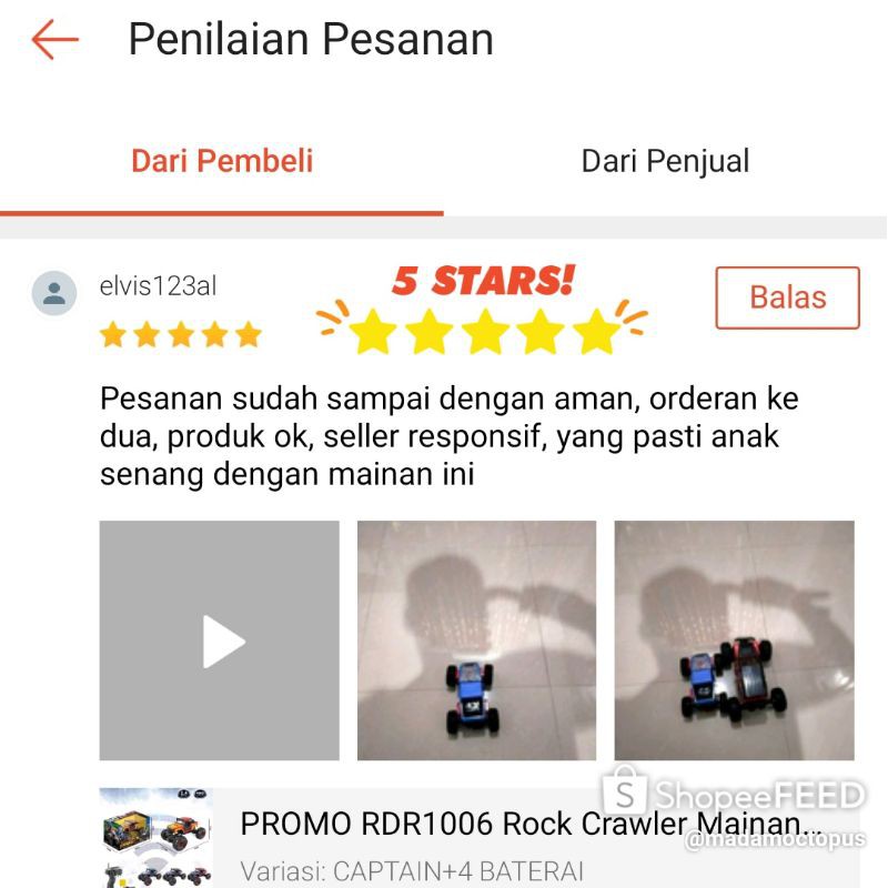 MURAH RDR1058 RDR1071 RC Rock Crawler Offroad Off Road Jeep Pasir Mainan Anak Mobil Remote Control Remot RADAR