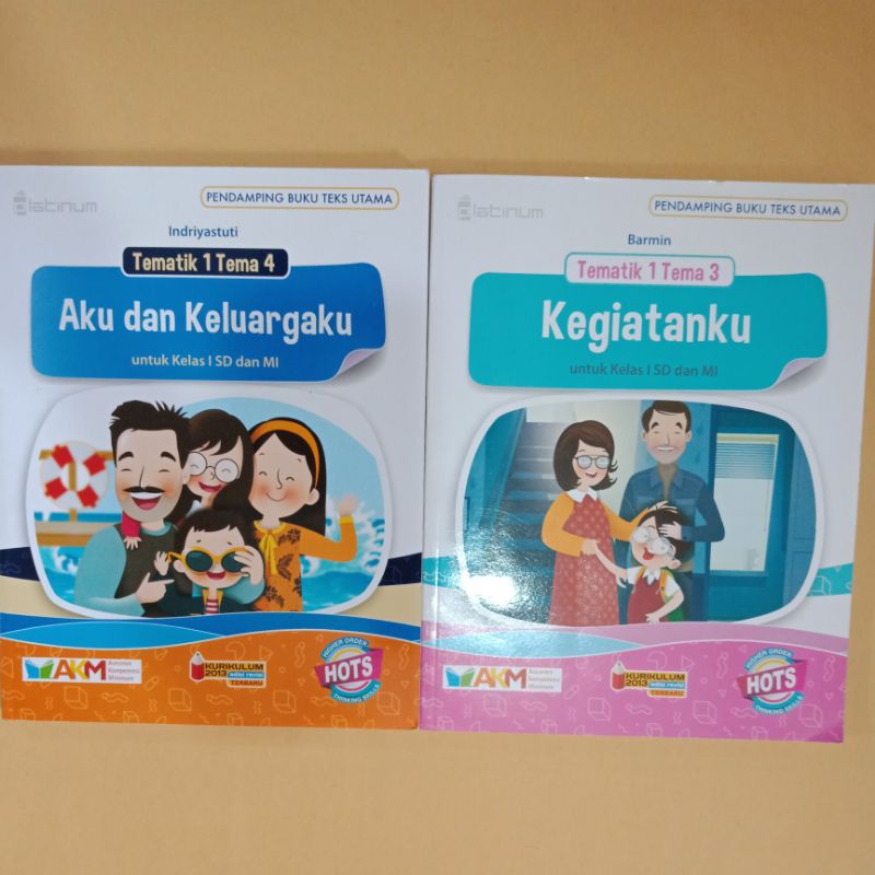 Tematik tiga serangkai SD Kelas 1 Tema 3 4  platinum Kurikulum 2013 HOTS AKM Terbaru