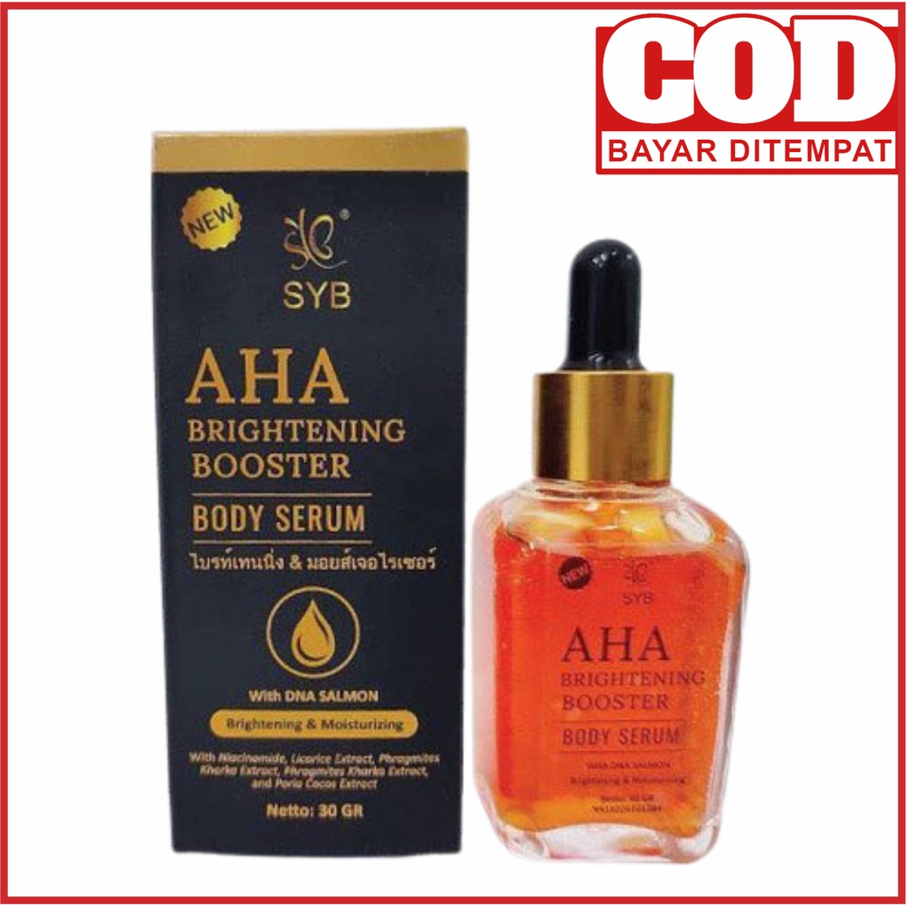 New SYB Booster Body Serum AHA BRIGHTENING