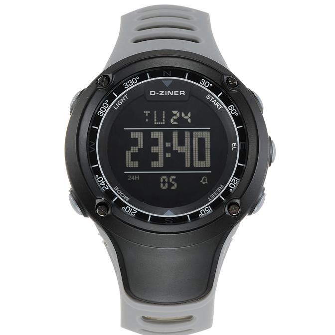 promo | diskon | sale Jam tangan pria D-ziner 8182 tali abu digital original anti air terbaik |