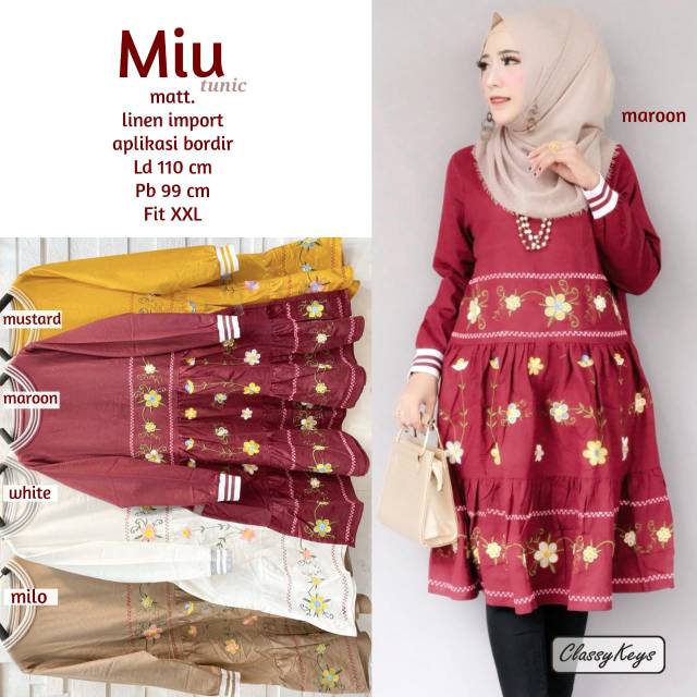MIU TUNIK ATASAN WANITA