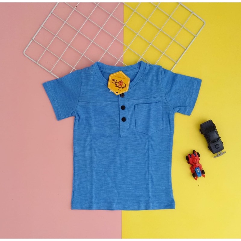 kaos tee my bee polo tee mybee bisa untuk anak laki atau perempuan 1-6 tahun