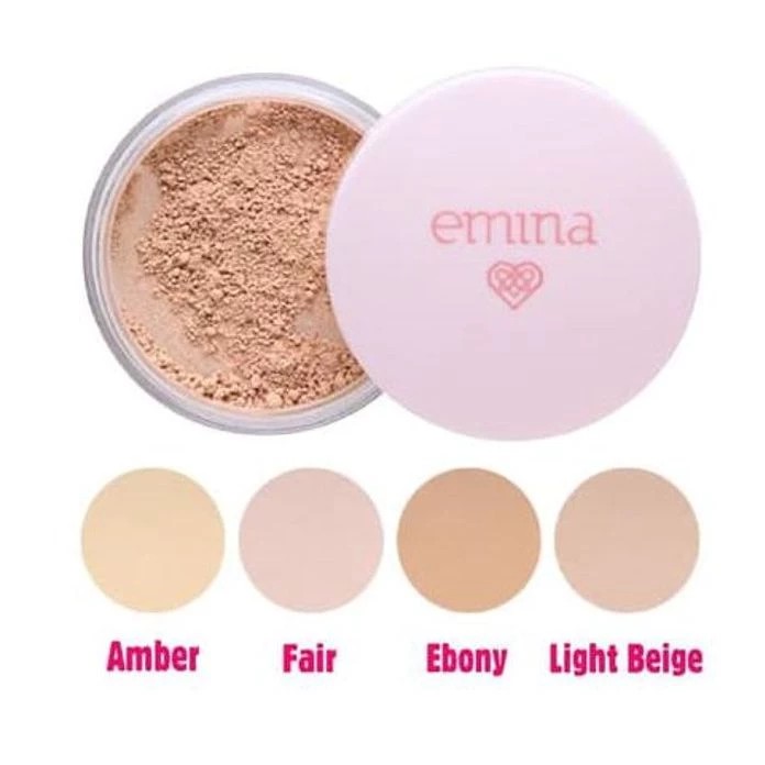 ❤ jselectiv ❤ EMINA BARE WITH ME Mineral Loose Powder | Bedak Tabur EMINA