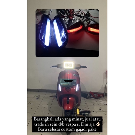 lampu sein custom vespa s