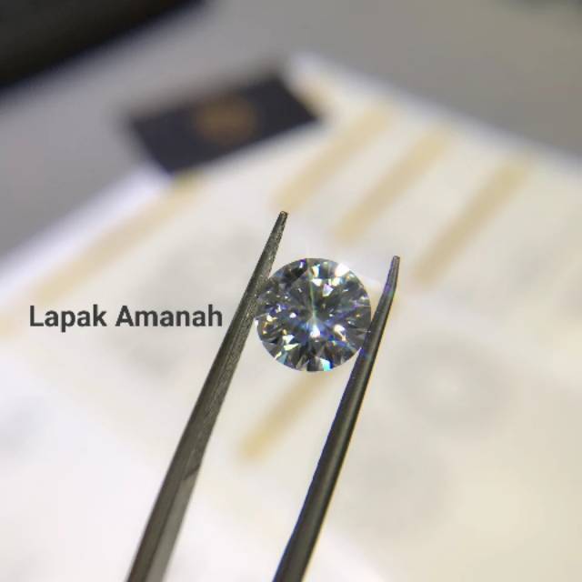 Batu Moissanite Asli Diamond - Berlian