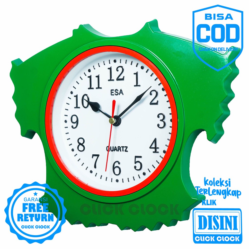 Jam Dinding Bentuk Baju Souvenir Unik Murah Minimalis Wall Clock ESA 431