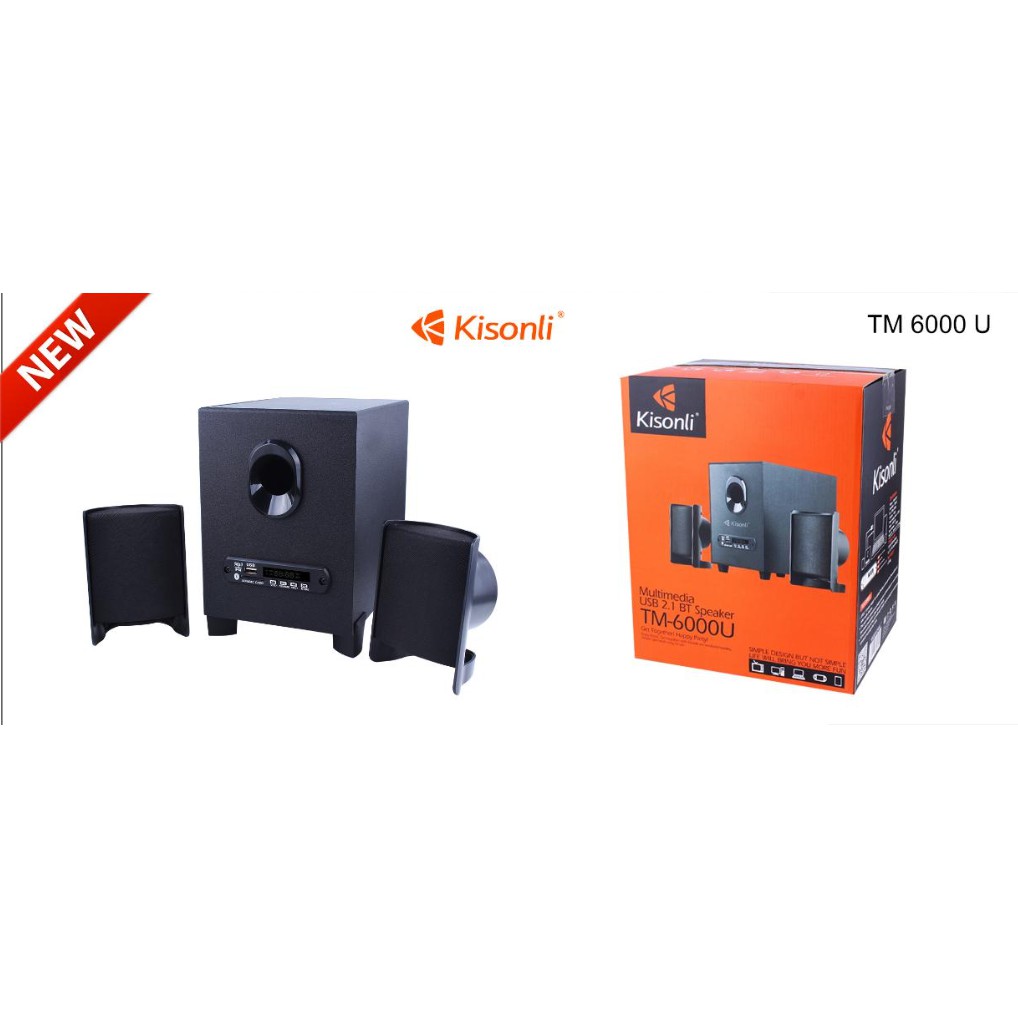 KISONLI TM-6000U  SPEAKER 2.1 MULTIMEDIA ACTIVE SUBWOOFER