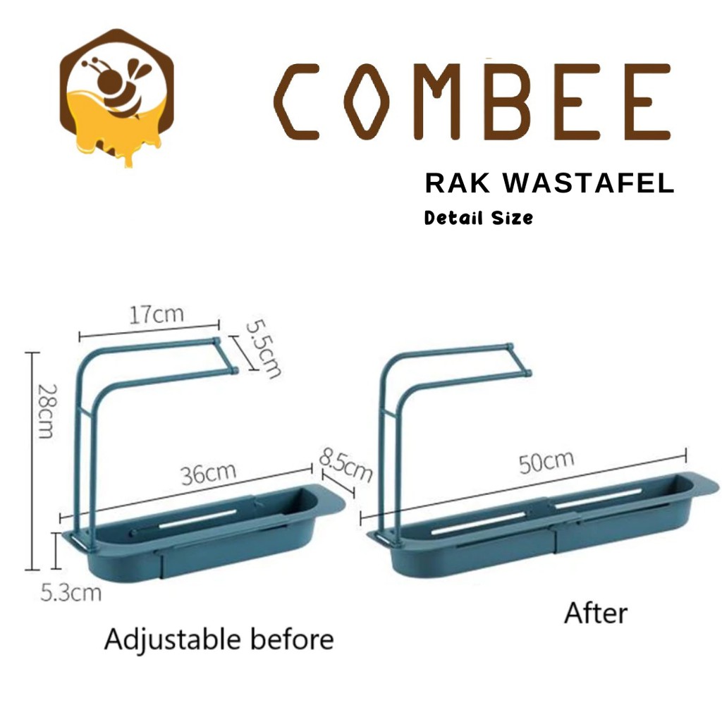 Rak Wastafel Spon Dapur Kain Lap Rak Penyimpanan Spons / Serba Guna / sink flexible