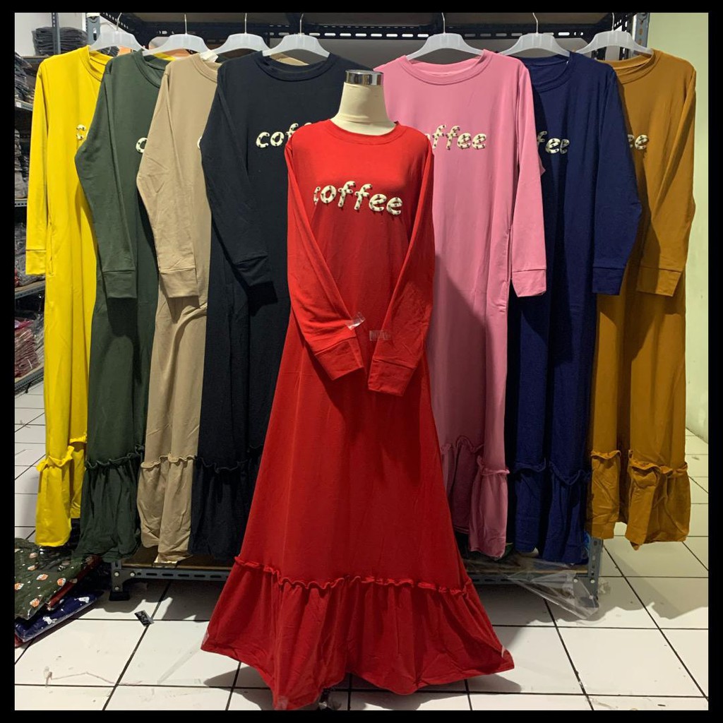 GTS GAMIS TULISAN COF -  BABYTERRY IMPORT XXL JUMBO MELAR KAOS MURAH POLOS BLUDRU LD110 LD120