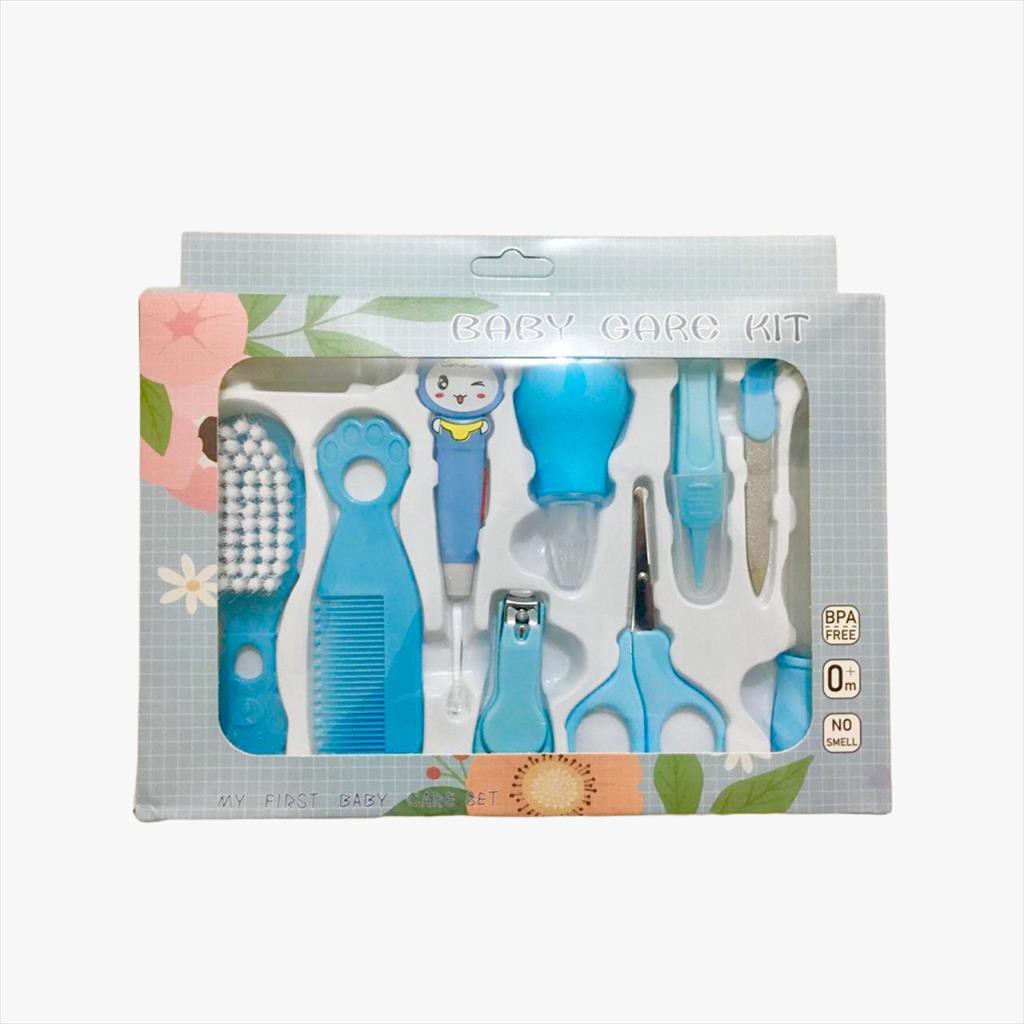 CB - Baby Care kit set 10in1 / Baby Gift Set terbaik-BIRU