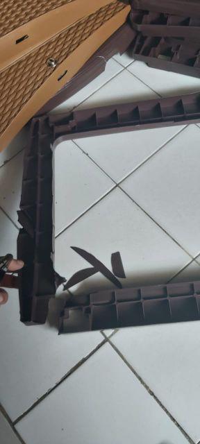 Container / Lemari Pakaian Napolly Plastik Motif Rotan Susun 4 Dan Susun 5