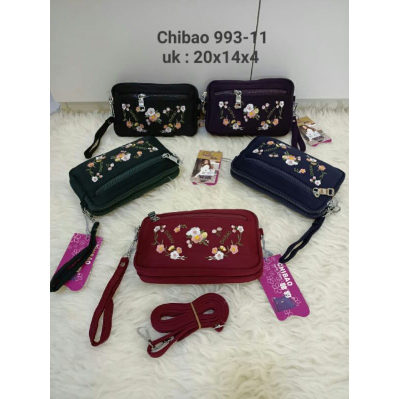 dompet Chibao 993-11/ Tas Chibao 993-11/Chibao 993 bordir bunga