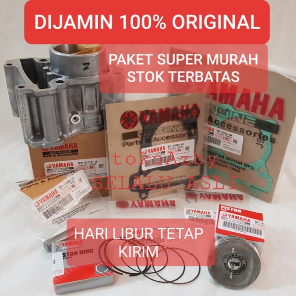 Blok vixion 1PA 3C1 boring piston kit set komplit mx king r15 old Ori - BlokPiston Set Murah