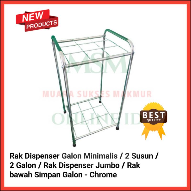 Jual Rak Dispenser Galon Minimalis / 2 Susun / 2 Galon / Rak Dispenser