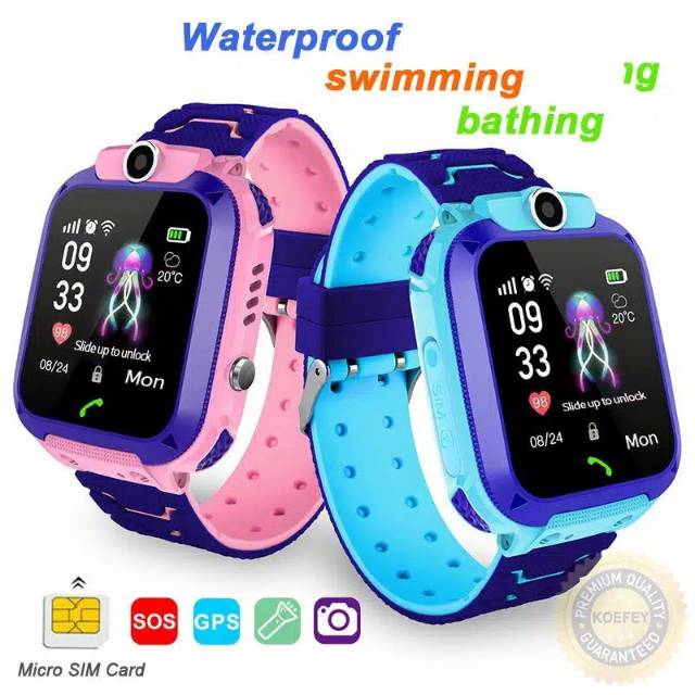 Jam tangan anak smartwatch anti air/imoo Kw