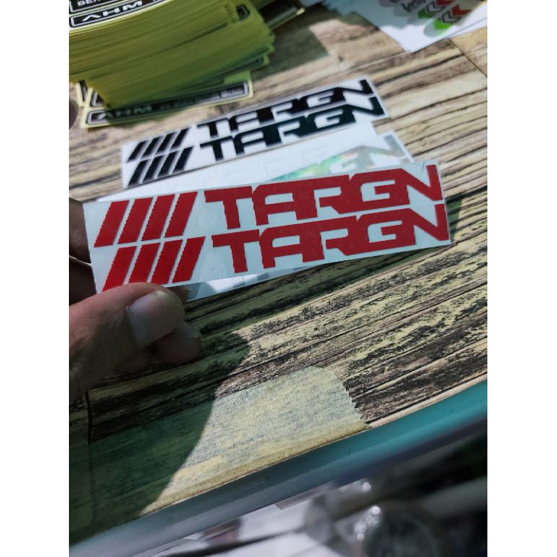 STICKER TARGN TEAM AROGAN NEW CUTTING