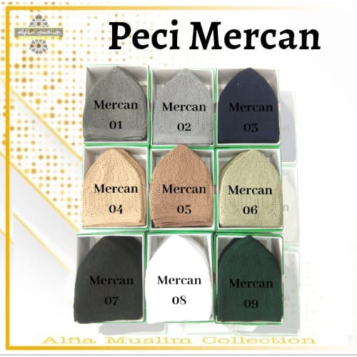 Peci Mercan Peci Rajut Peci Turki 100% Original