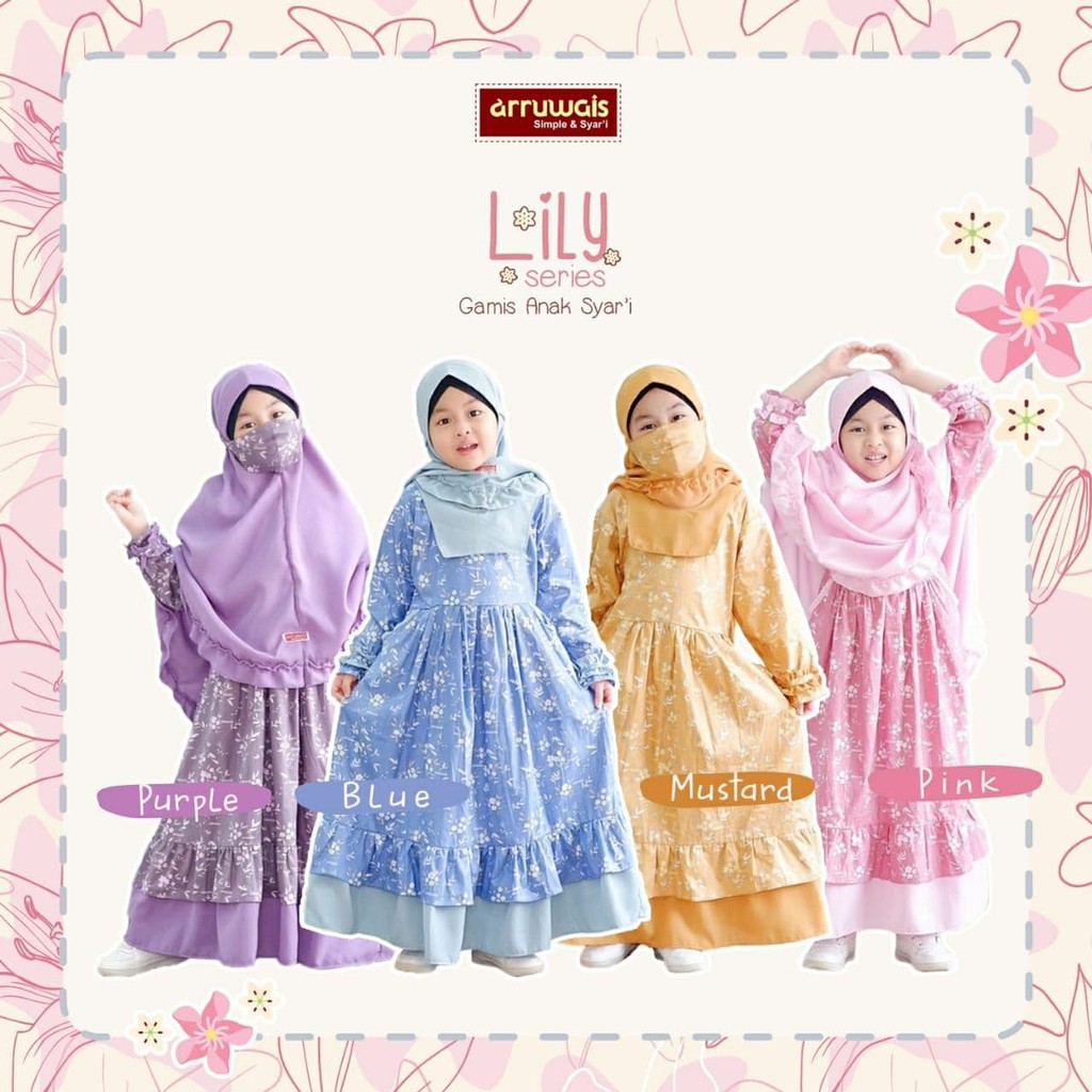 Gamis anak lily by arruwais