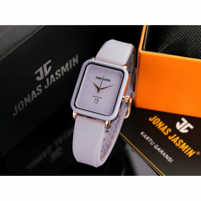 Jam Tangan Jonas Jasmin Rubber Fashion Pria Wanita Analog Kasual