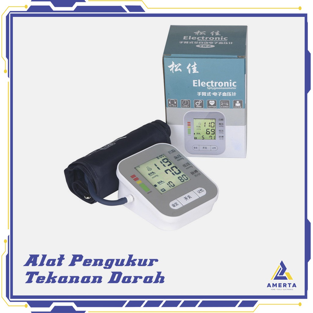 Pengukur Tekanan Darah Electronic Blood Pressure TaffOmicron Intellective