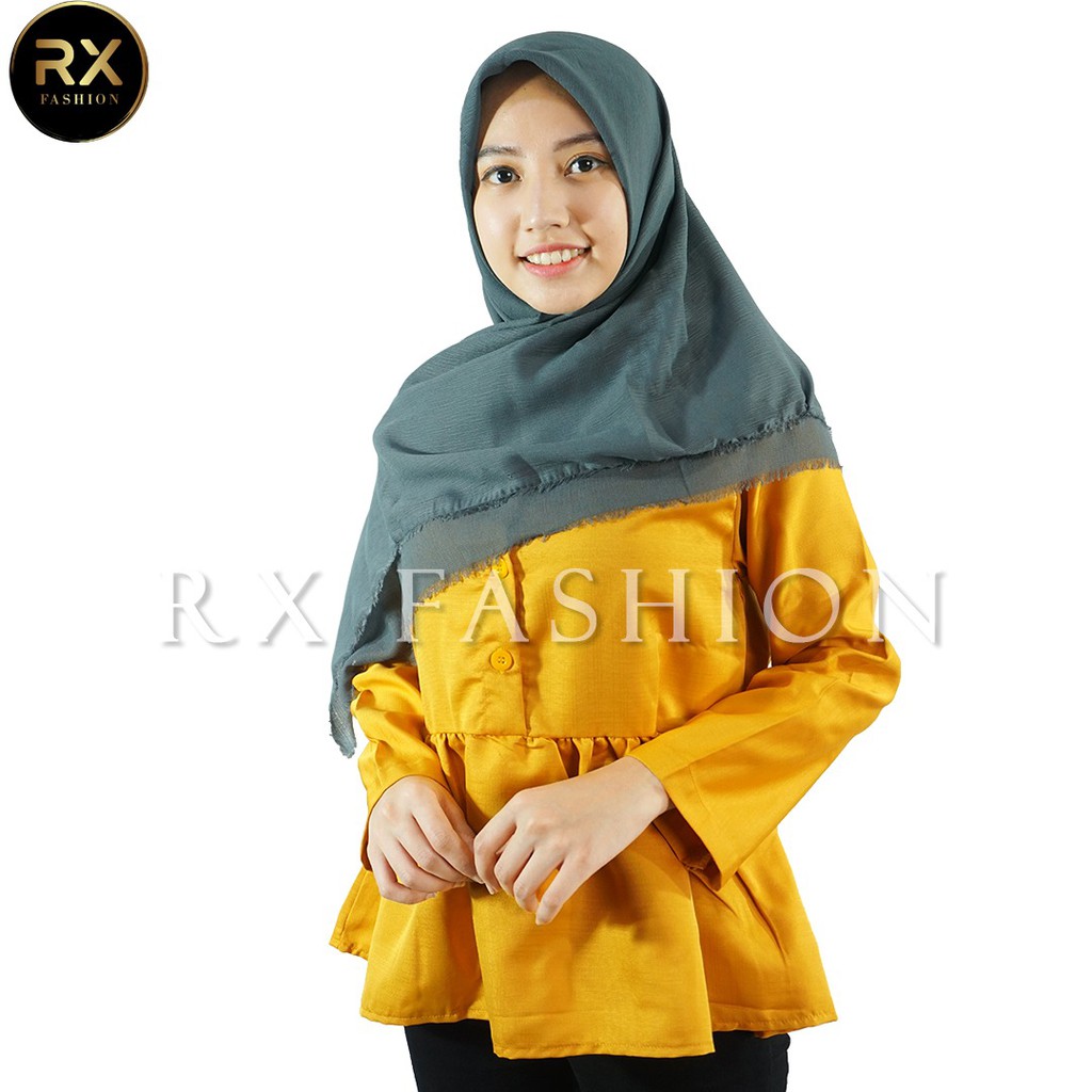 RX FASHION JILBAB CRINKLE SHAWL - FASHION MUSLIM 1R