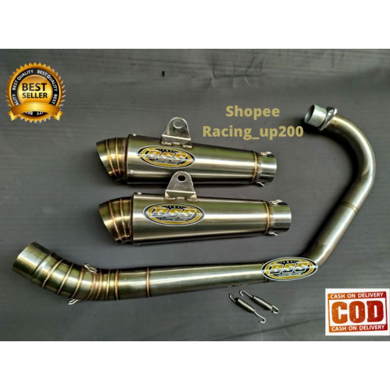 knalpot BSS Sarangan full,1/2 1/4. GL MP CB Tiger CB100