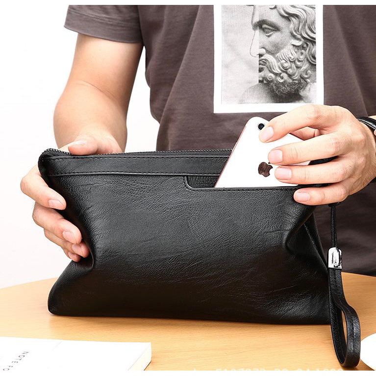 Handbag Tas Tangan Kulit Pria Wanita Clutch Bag 1809