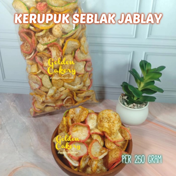 

TERBARU KERUPUK KRUPUK SEBLAK JABLAY PELANGI PEDAS TERLARIS PER 250GRAM