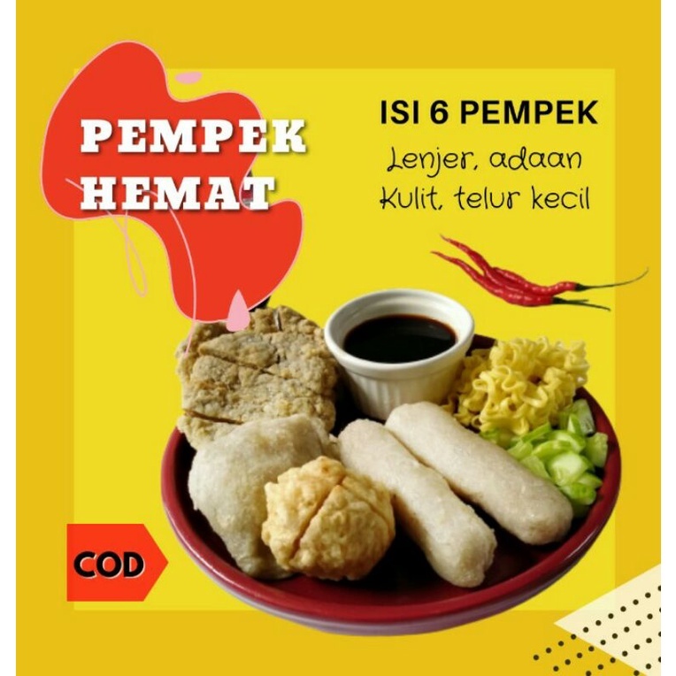 

Pempek / palembang asli frozen / kapal selam / pempek pahe / empek empek TERLARIS